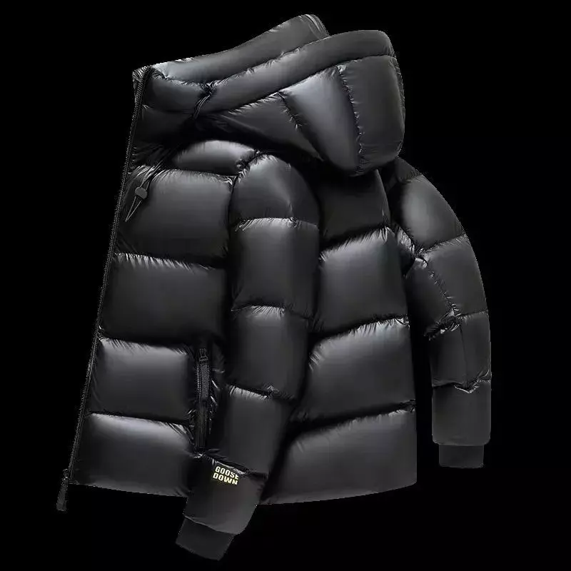 2024 New Women Man Down Jacket Winter Coat Female Short Parkas Loose Thick Warm Outwear Hooded Versatile Appear Thin Overcoat