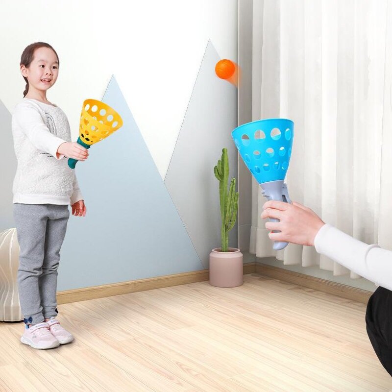 Mainan Bola Menyenangkan Olahraga Luar Ruangan Anak Bola Elastis Ejeksi Bola Jepitan Pantai Permainan Bola Puzzle Permainan Interaktif Anak Orang Tua