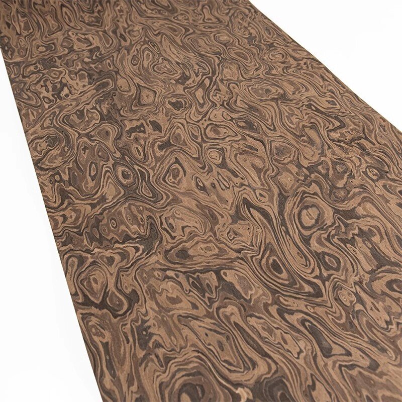 Panel Veneer kayu teknik 58x250cm t0,3 mm, dekorasi dinding lemari pakaian Hotel Veneer