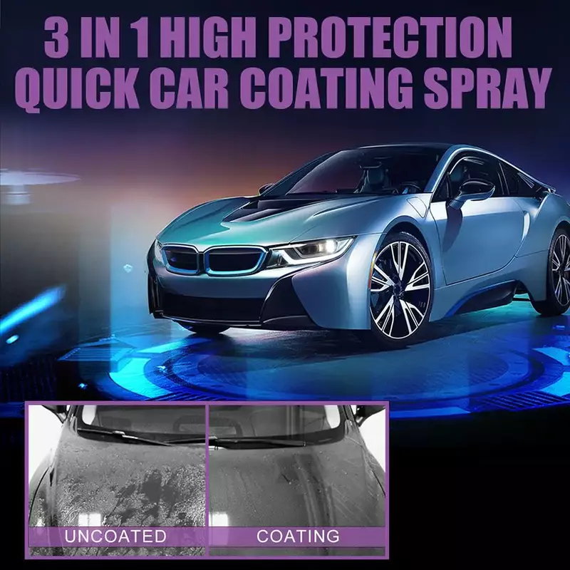 Spray de revêtement céramique pour voiture, 30 ml, 100ml, 1 pièce, revêtement céramique, polissage, pulvérisation, avertissement, dissolvant de réparation de rayures de peinture de voiture