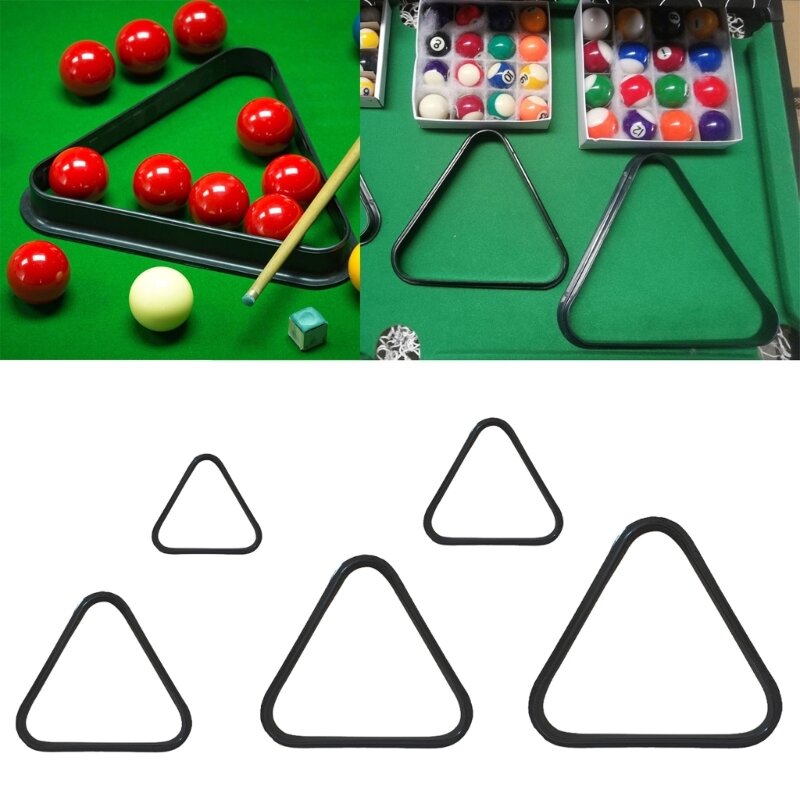 Rack Triângulo Suporte para Bolas de Mesa de Bilhar Rack de Posicionamento de Rack de Bolas de Bilhar para Jogar Snooker ou de