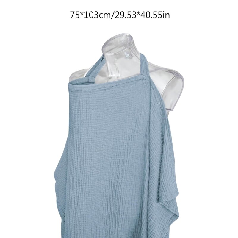 Avental amamentação privacidade, toalha algodão para alimentação bebê, cor sólida, dropshipping