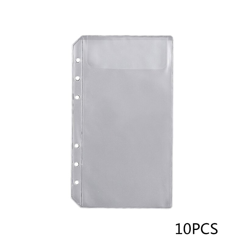 Raccoglitore per notebook in PVC da 10 pezzi Raccoglitore per notebook Borse a fogli mobili carta riutilizzabili