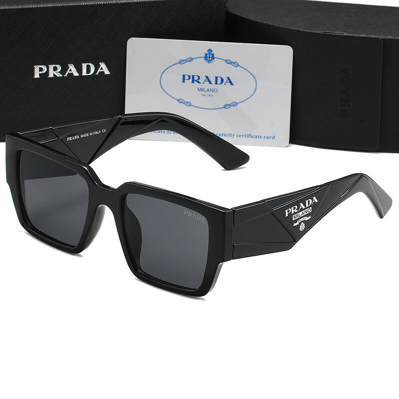 2024 Fashion Sunglasses Men Sun Glasses Women Metal Frame Black Lens Eyewear Driving Goggles UV400 B109