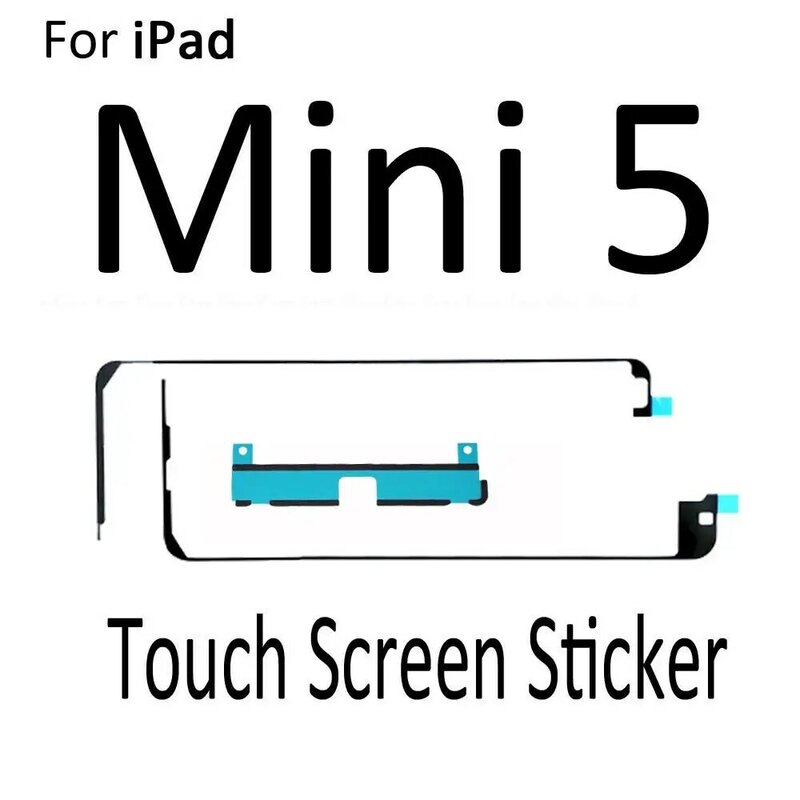 2set 3M Klebstoff Mittleren Rahmen Kleber Aufkleber Für iPad Air 3 4 2019 2020 Mini 1 2 3 4 5 2017 2018 Touchscreen Digitizer Streifen Band