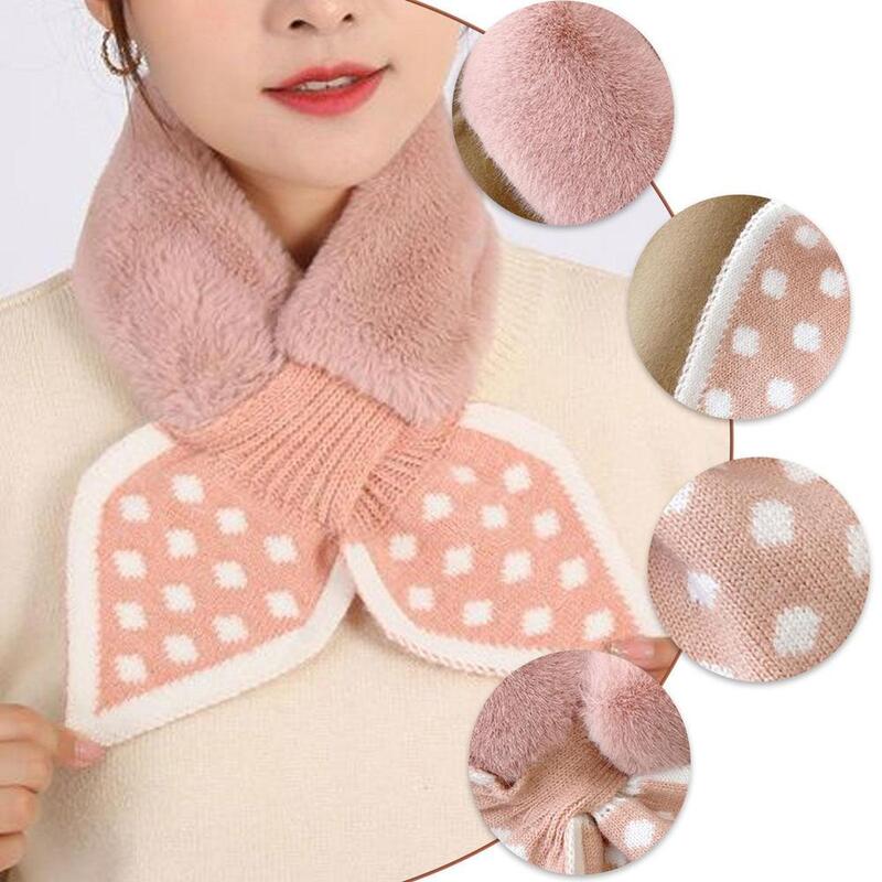 2023 New Winter Scarf Warm Plush Scarf Super Soft Comfortable Faux Fur Neckerchief Christmas Birthday Mother's Day Gifts