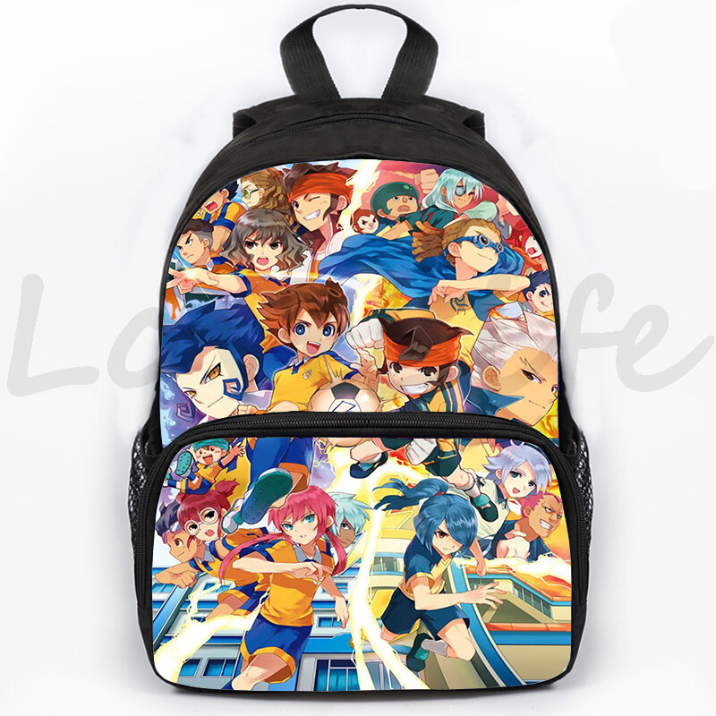 Anime inazuma onze ir saco de escola estudante diário bookbag crianças mochila adolescente viagem meninas meninos dos desenhos animados mochila