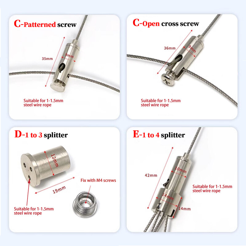 2pcs Plant Growth Lamp Splitting And Locking Device Professional Lighting Decoration Strip Lamp Parts Suspension Accessories