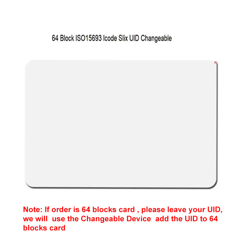 64 Block ISO15693 Icode Slix UID Changeable TAG-it 2k TI2048 Compatible Tag wih Customizable UID
