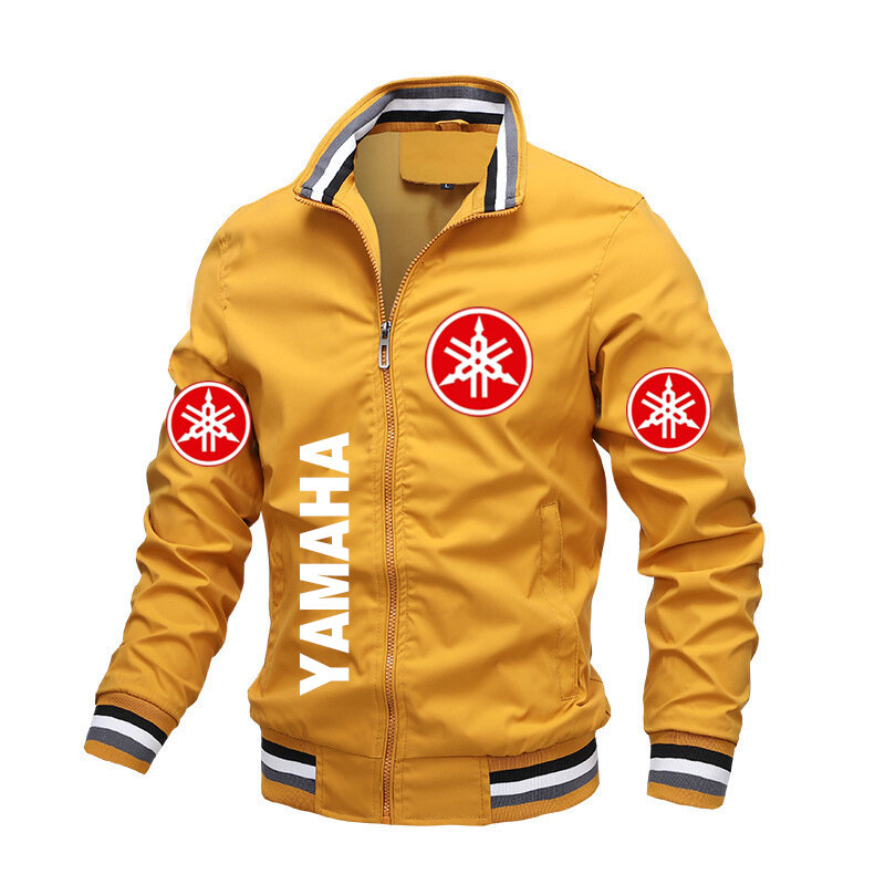 Yamaha-chaqueta de motociclista de gran tamaño para hombre, ropa deportiva informal de equipo de carreras, abrigos, ropa de calle