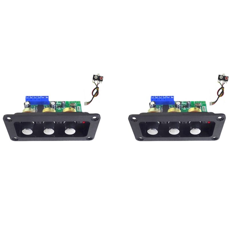 2X Bluetooth 5.0 Amplifier Power Audio Board 30W Mono Stage Power Amplifier Board, U Disk Decoder, with AUX Line