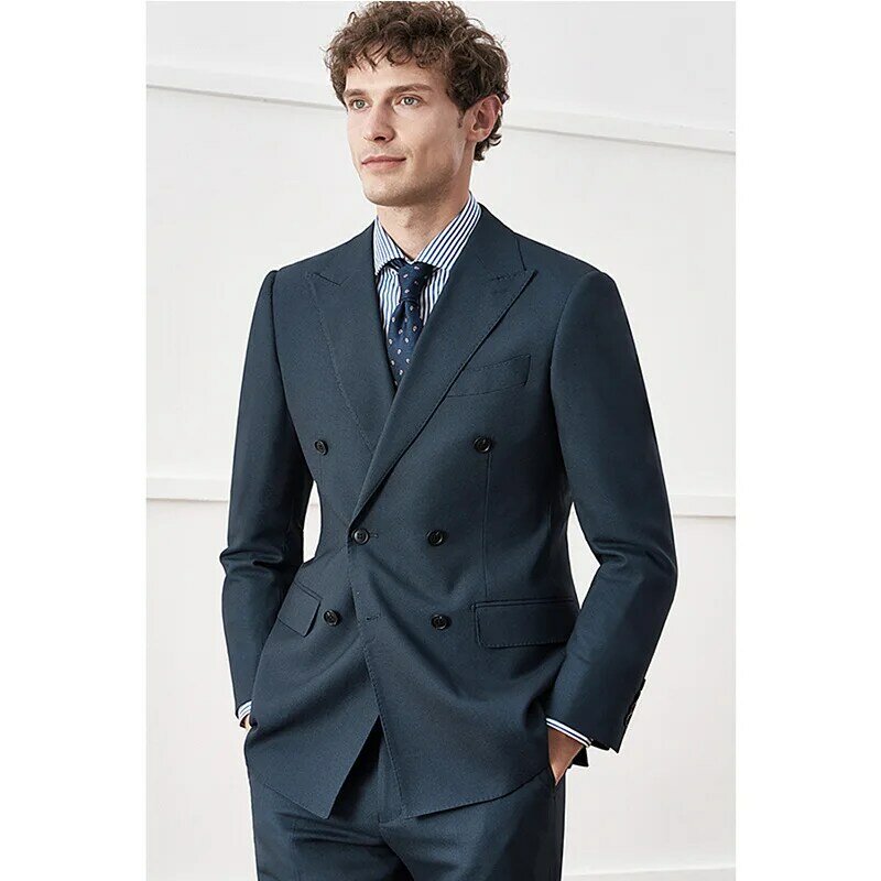 V1947-Men's Business Slim Fit Suit Set