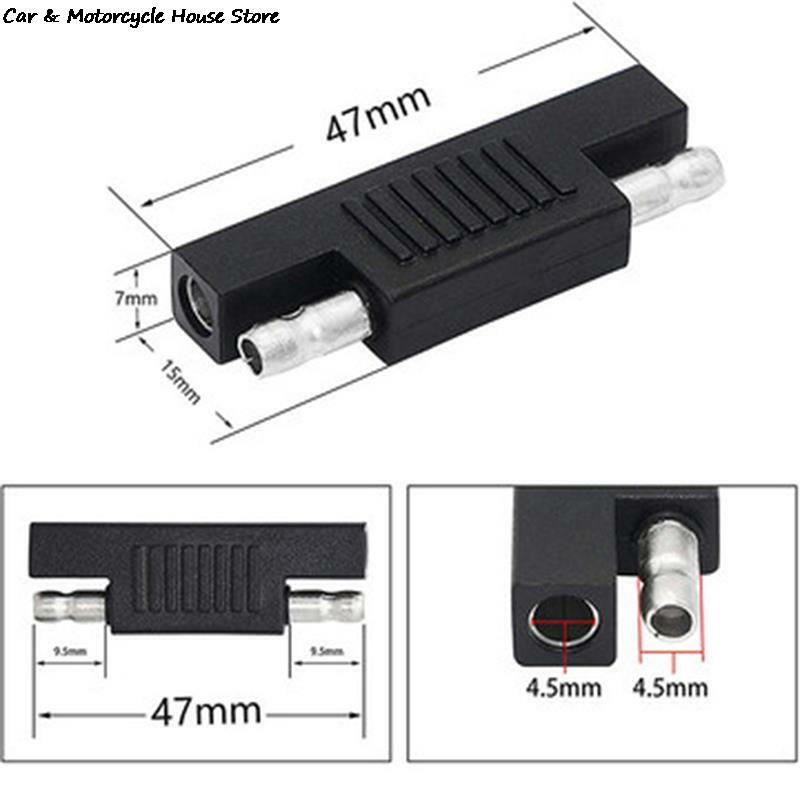 12/24V Solar Sae Polariteit Reverse Adapter Connectors Voor Quick Disconnect Verlengkabel Zonnepaneel Batterij Oplader