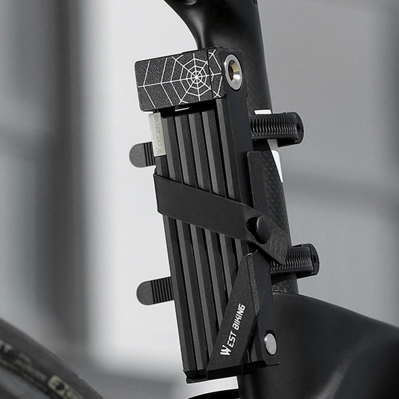 Kunci sepeda dengan kunci keamanan kunci kunci sepeda tugas berat anti-maling 2 kunci disertakan kisi tangga skuter Anda aman olahraga