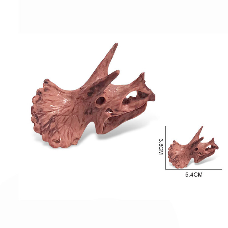 11 sztuk imitacja dinozaura Model czaszki tyranozaur Rex Velociraptor Triceratops szkielet czaszka Fossil zabawka miniaturka figurka na prezent
