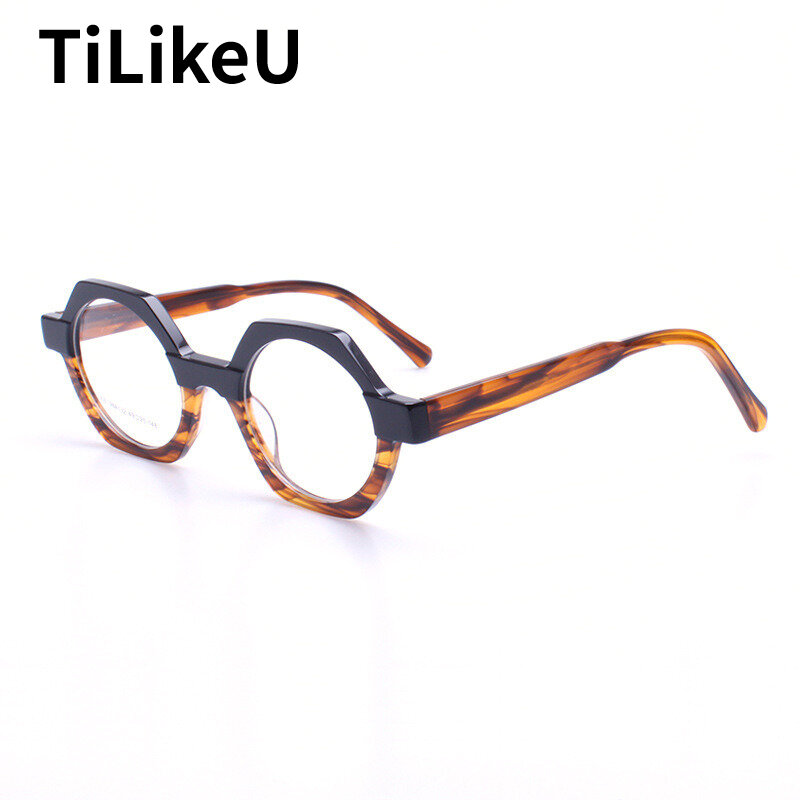 Montature per occhiali da vista in acetato di design originale montature per occhiali da vista da uomo miopia occhiali da vista da donna marche di lusso coreane Eye