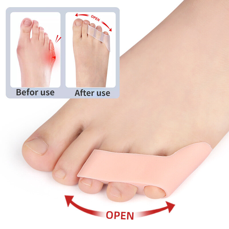Unisex SEBS Three Hole Small Toe Internal Split Toe Overlap Protection Thumb External Separator Correction Anti Wear