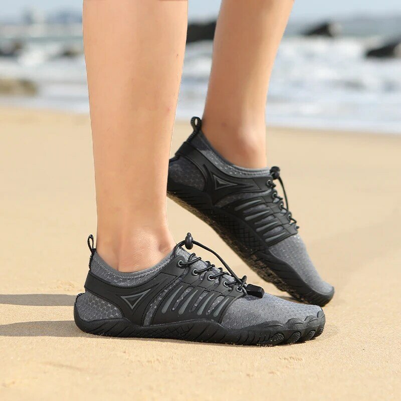 Zapatos de natación acuáticos para mujeres y hombres, zapatillas de playa con suelas de goma, secado rápido, fitness, escalada