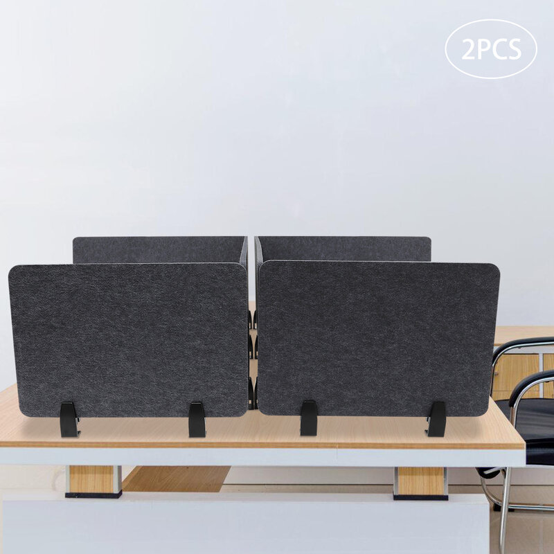 Stand Up Desk Store ReFocus Raw, зажимной акустический разделитель стола, установленная панель конфиденциальности, снижение шума и визуальные характеристики, An