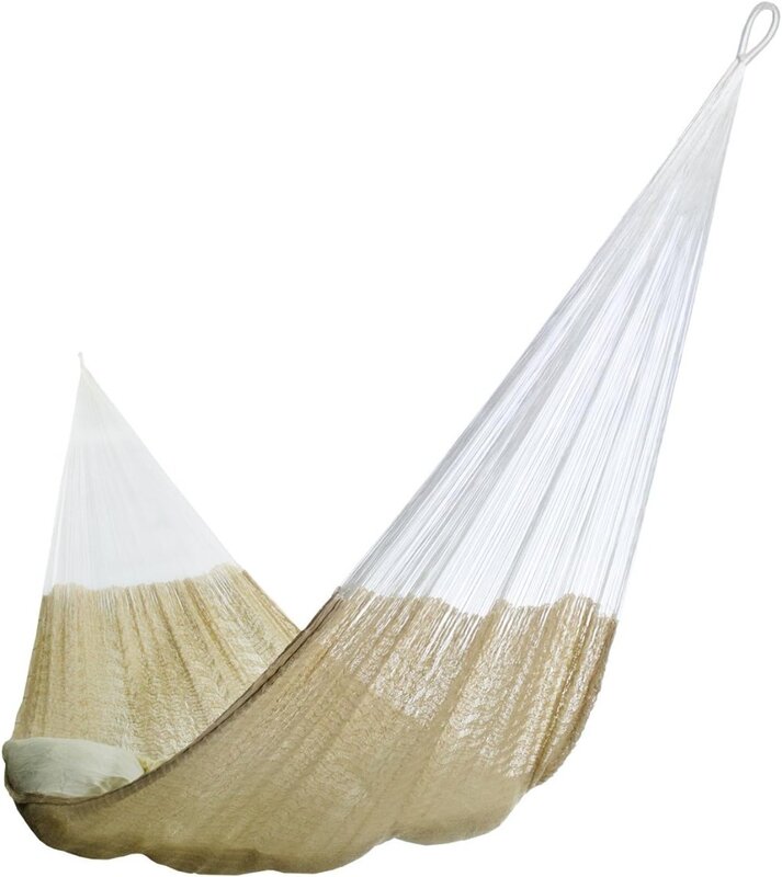 أرجوحة يوكاتان الزوجية المصنوعة من المايا ، أرجوحة لشخصين ، حرفي مصنوع في أمريكا الوسطى ، يناسب حتى 13 قدمًا