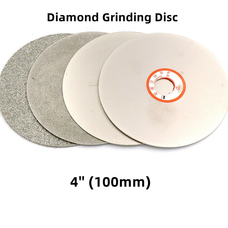 1 stücke Diamant Polieren Disc Grit Läppen Schleifen 4 "100mm x 16mm Flache Runde Schleifen Rad Disc polieren Runden Werkzeug