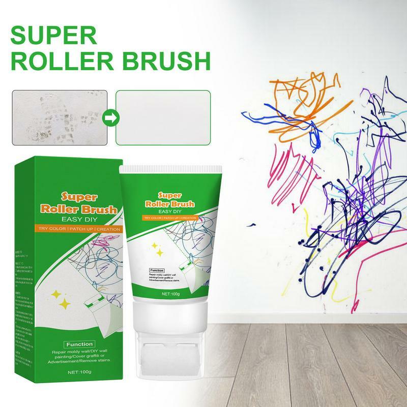 Wall Roller Brush 100g Wall Cracking Repair Patching Brush Compact Roller Brush Wall DIY Supplies For Study Room Dining Room
