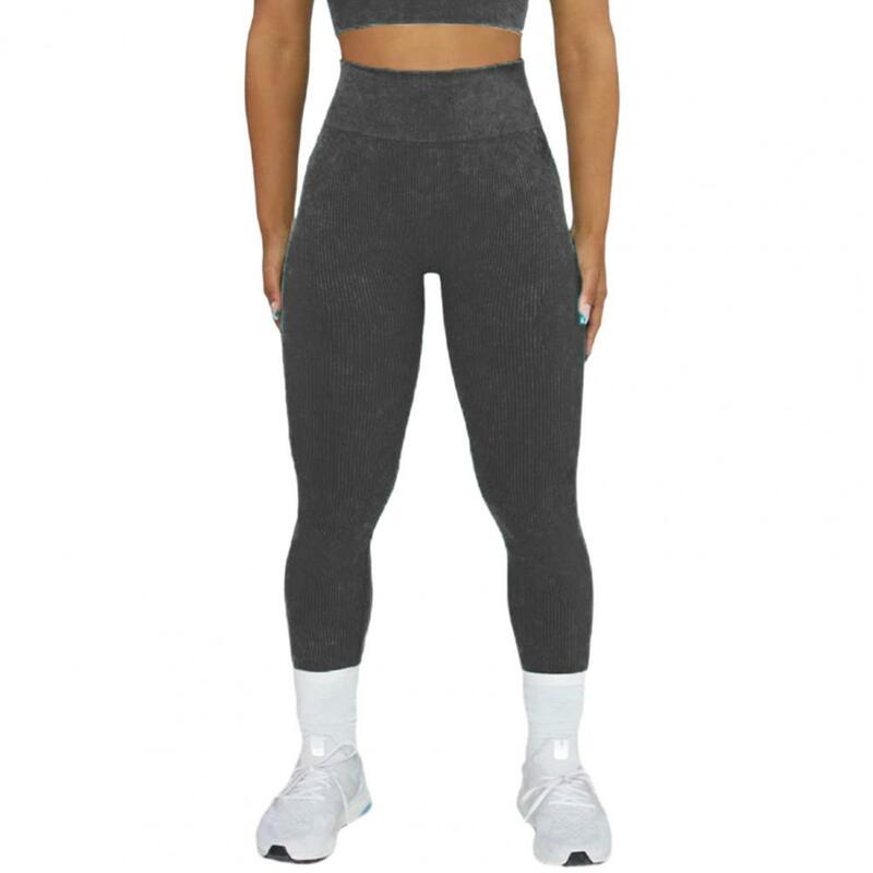 Calças elásticas de cintura alta para mulheres, controle de barriga, Yoga Pants, Butt Lifter, compressão magro, mulheres