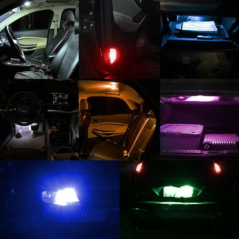 Bola lampu LED 168 LED untuk mobil, bola lampu Interior mobil LED 5SMD bohlam LED 168 pengganti untuk Interior mobil