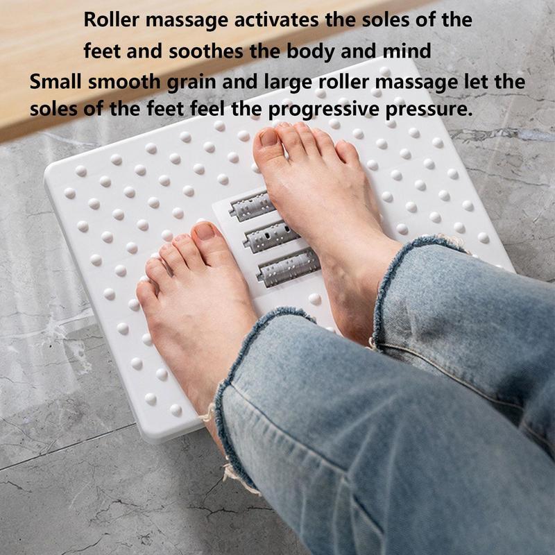 Under Feet Stool Chair Under Desk Footrest Foot Resting Stool With Rollers Massage Foot Stool For Home Office Toilet Footstool