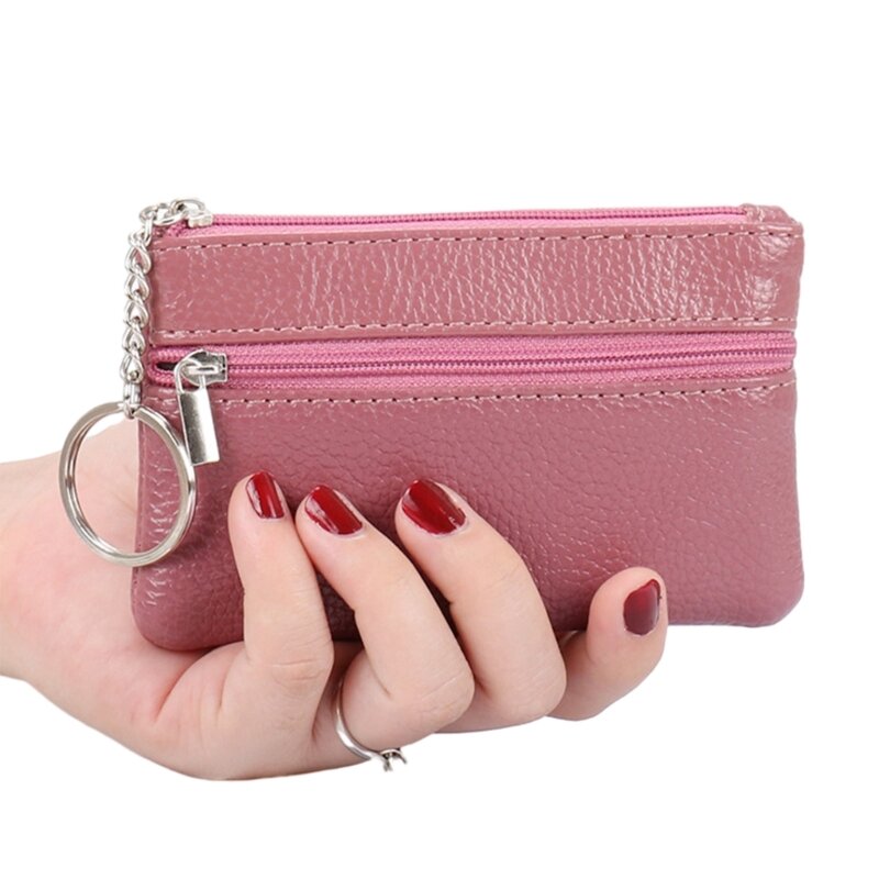 Carteira de bolso com vários slots para moedas, carteira portátil feminina