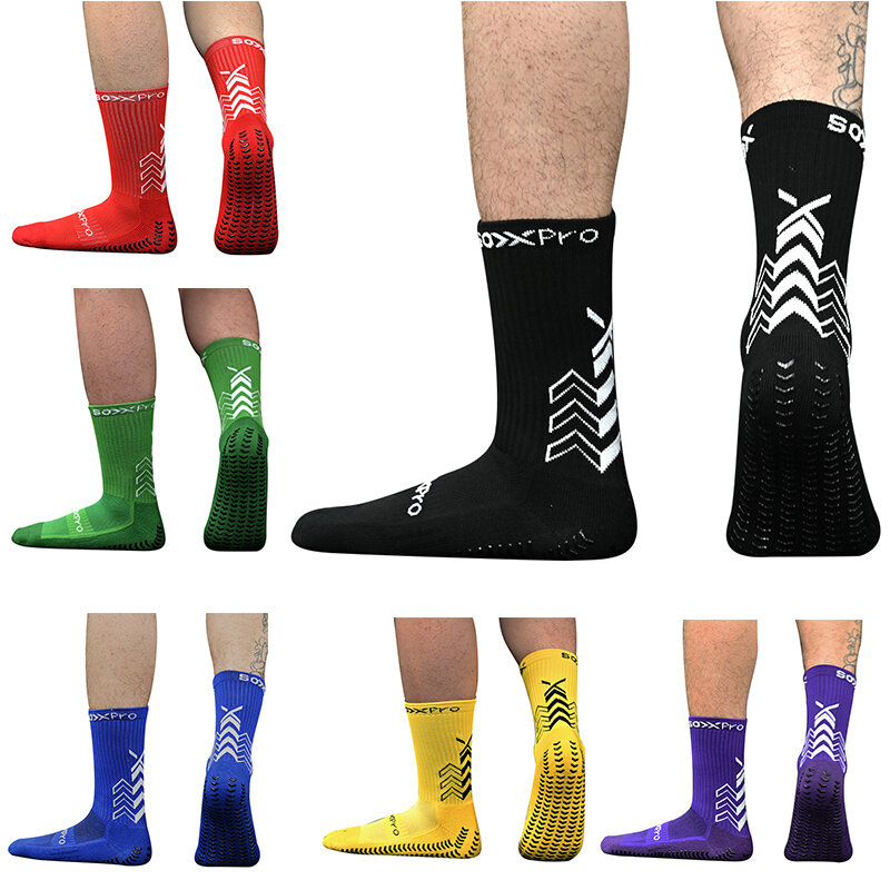 Männer neue Anti-Rutsch-Fußball-Socken atmungsaktive verdickte Sport-Fußball-Socken hochwertige weiche Radsport-Frauen-Männer-Socken