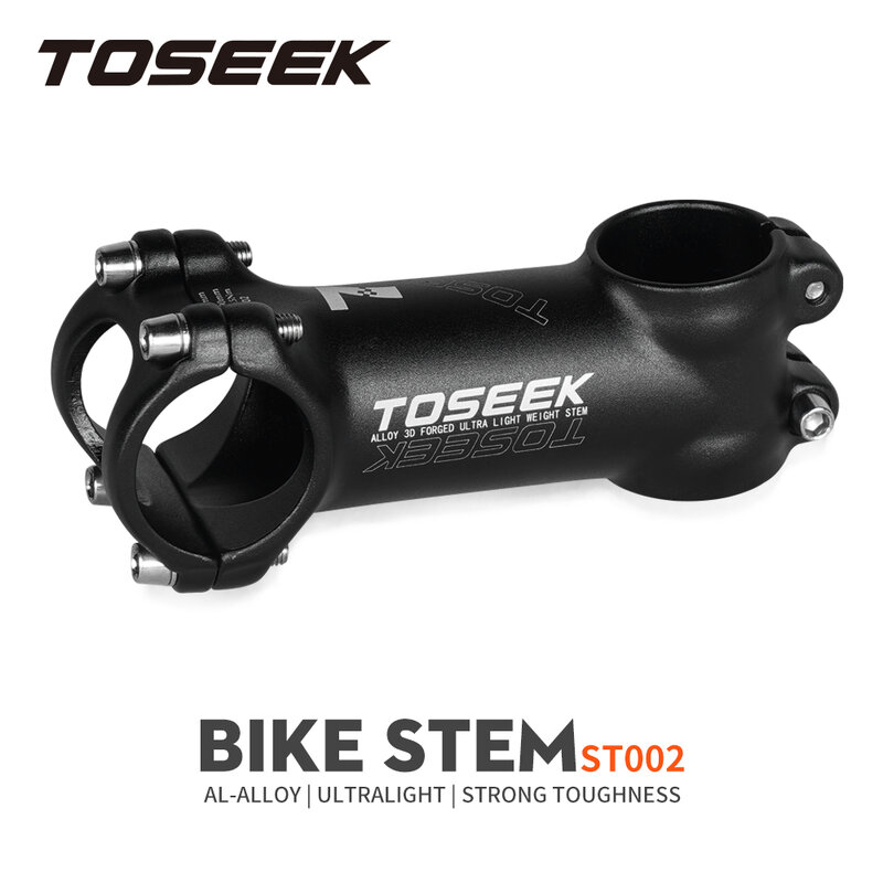 Toseek-超軽量自転車ハンドルバー,ステム,7度,35度,マウンテンバイクステム,35mm,45mm,電源,マウンテンバイク用31.8mm