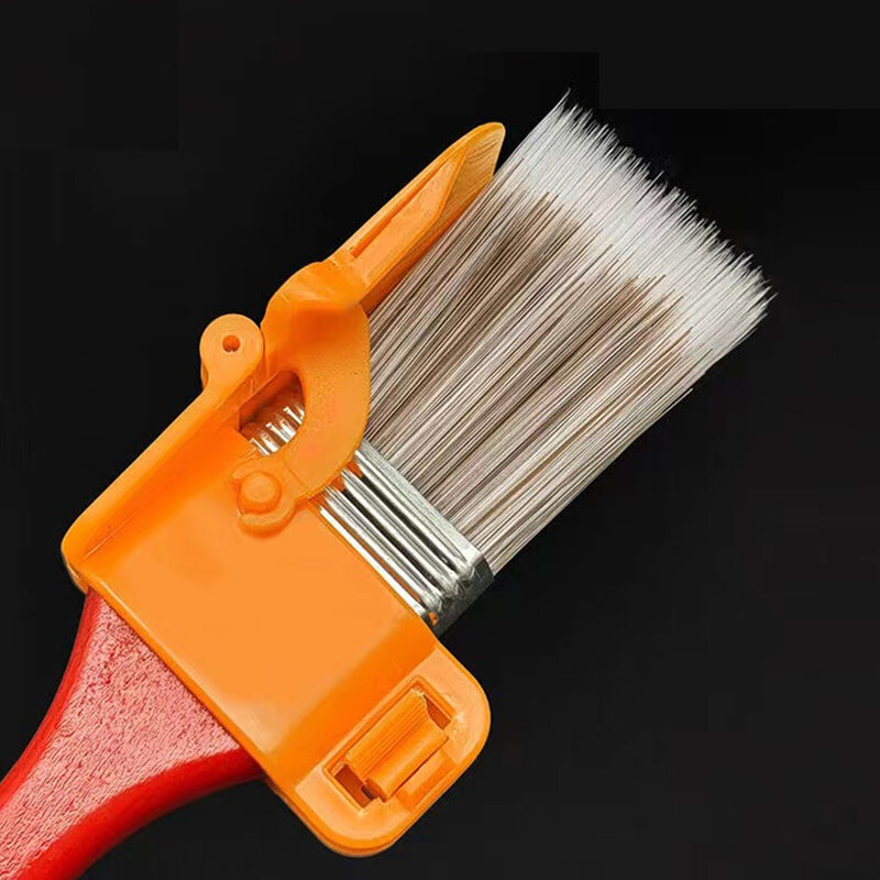 1Set Clean Cut Paint Edger Brush Home Wall Edger Paint Brush Wall Painting Tools Window Frame Ceiling Edge Painting Brush