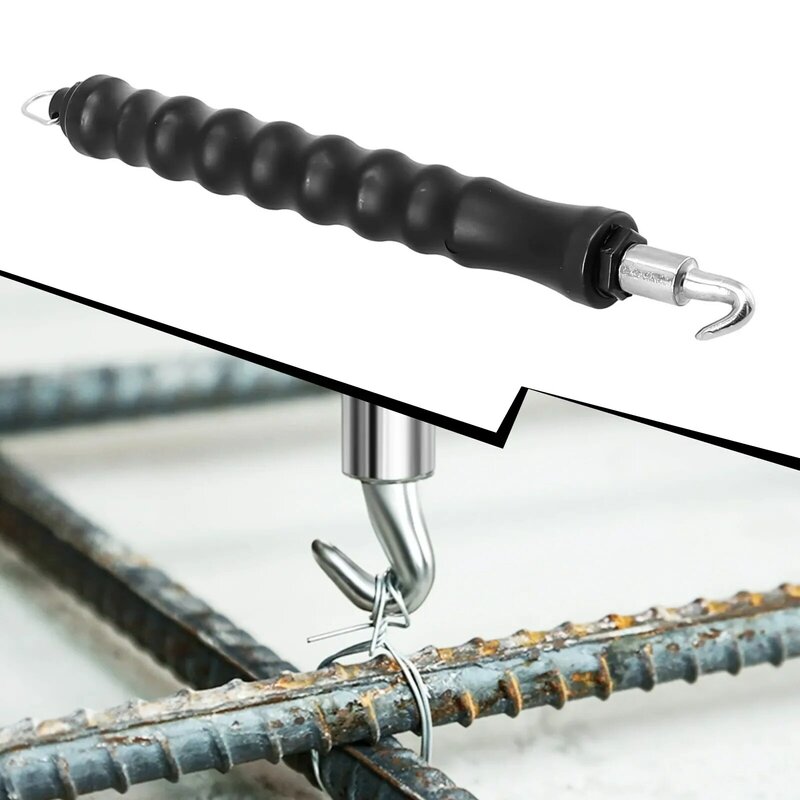 Semi-automático Tie Wire Twister, Recoil e Reload, reduzindo a fadiga das mãos, cabo de borracha, seguramente, novo, 12"
