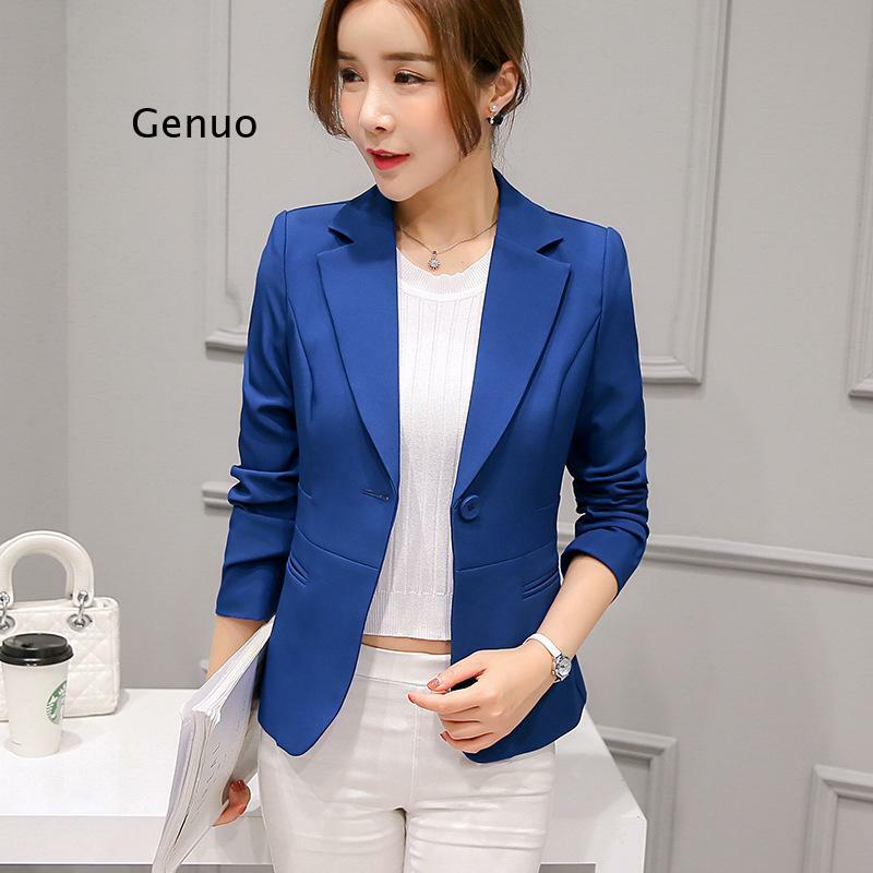Women blazers and jackets autumn new women's short jacket Slim female suit long-sleeved suit professional women's clothing