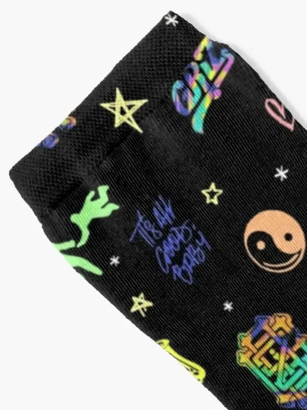 Griz Muster in Farbe Socken Boden Kompression Mann Socken Frauen