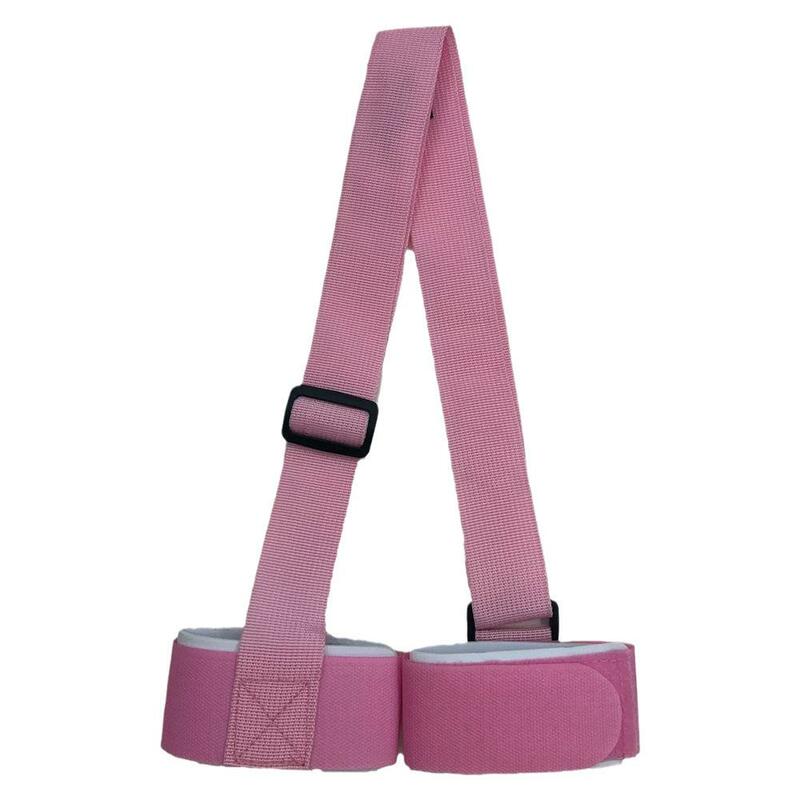 Black Nylon Adjustable Ski Handle Strap Bag Skiing Bag Straps Lash Hand Adjustable Pole Shoulder Hook Loop Q9k3