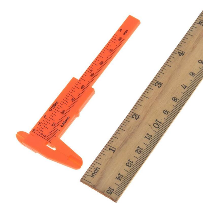 0-80 مللي متر الورنية الفرجار قاعدة بلاستيكية مزدوجة مقياس مقياس الميكرومتر أدوات قياس لأعمال التجديد التثبيت