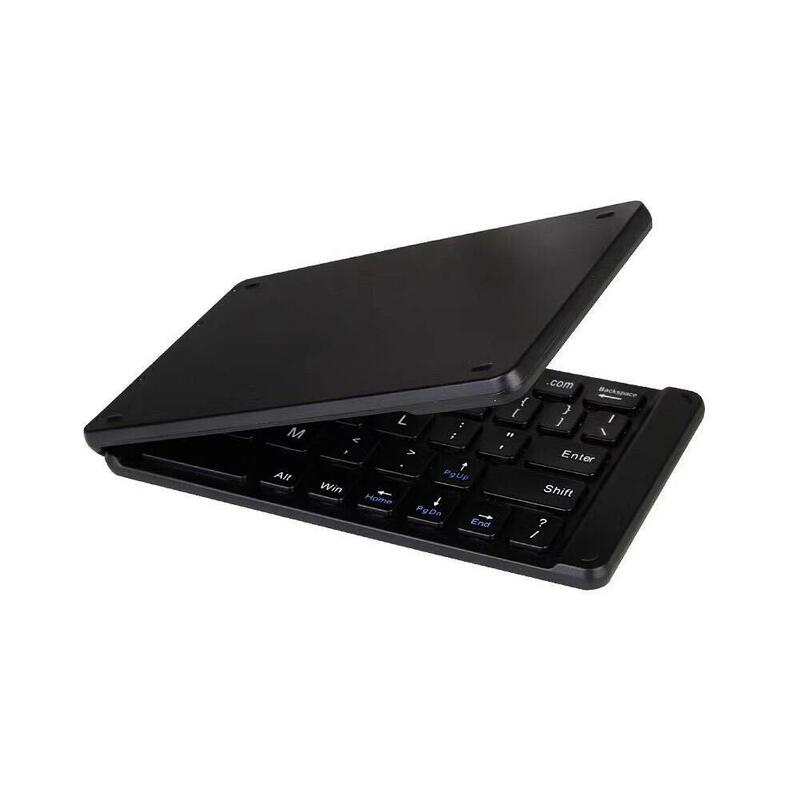 Keyboard Mini Bt dapat dilipat, papan ketik lipat nirkabel untuk Laptop Tablet ringan kompatibel dengan Bluetooth P8r1