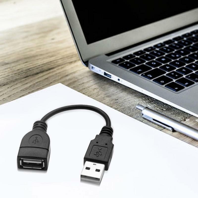 USB 2.0 Cable Extension Cable 0.5/0.6/0.7/0.8/1/1.5m Wired Data Transmission Line Ultra-High-Speed Display Projector Data Extens