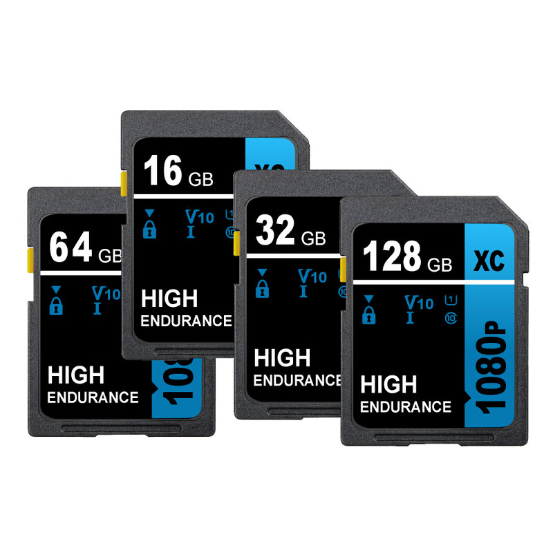 Tarjeta de memoria sd para cámara, tarjeta flash de 8gb, 16gb, 32gb, 64gb y 128gb, C10