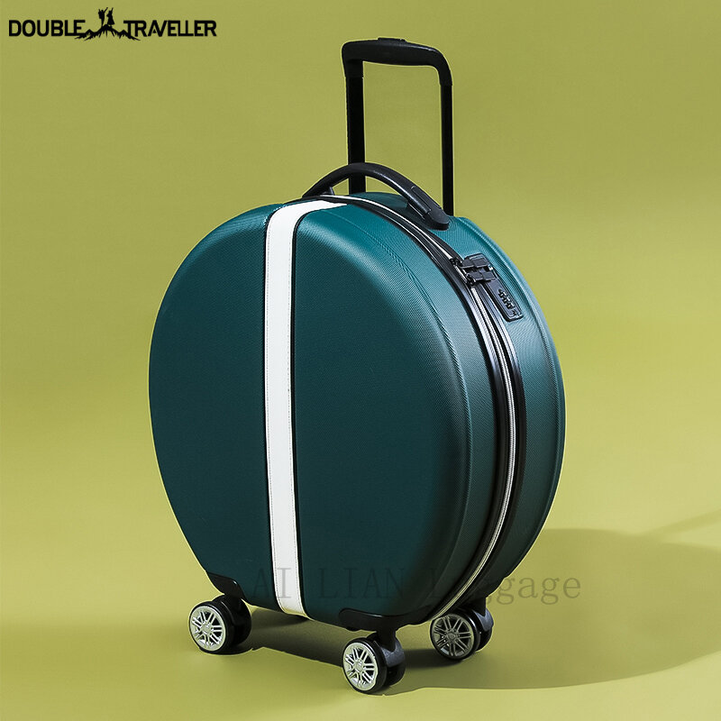 NOUVEAU Ensemble de bagages à roulettes 18 pouces 2 PCS/SET valise à roulettes arrondie mode enfants voyage Cabine bagage à roulettes ensemble sac