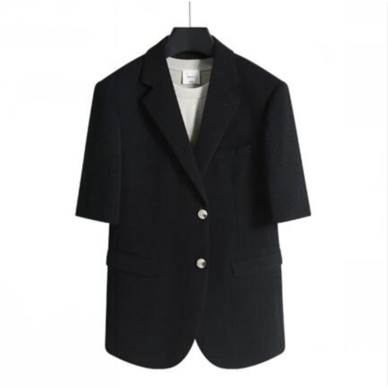 Q00 Men's custom beach suit casual set, groom tuxedo, vest with pants, linen jacket, summer fashion, 3 pieces, 2024