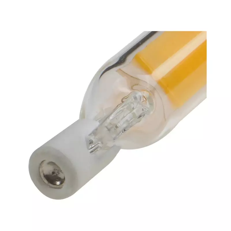 Super Helle R7S COB LED Lampe Birne Glas Rohr für Ersetzen Halogen Licht Spot Licht 78mm 118mm AC 220V 230V 15W 30W Energiesparende