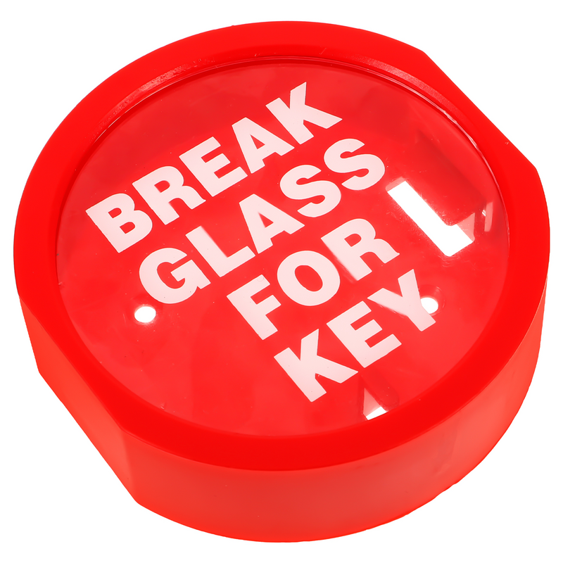Escape Key Box House Emergency Door Lock Box porte e finestre supporto per chiavi di rottura del vetro armadietto in plastica