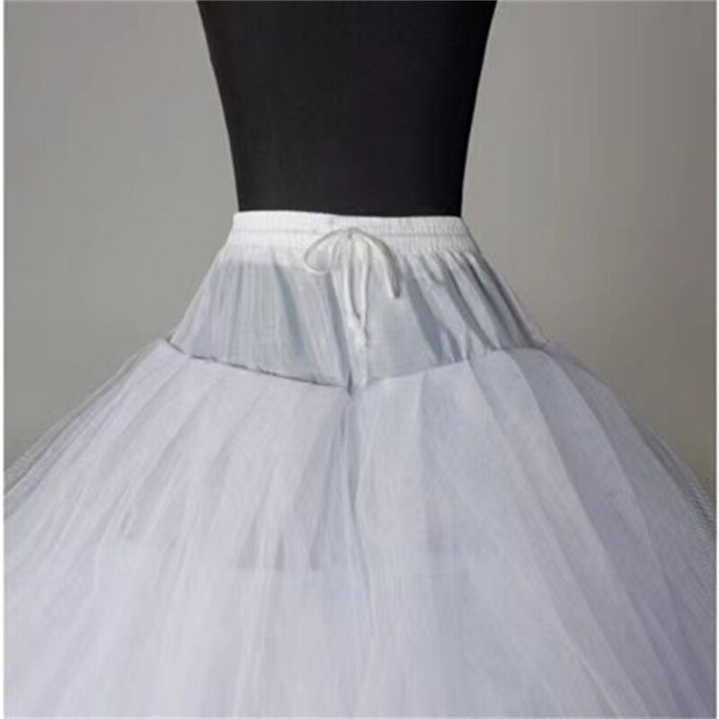 8-ply hard yarn super boneless skirt support wedding dress underskirt super large lace seamless poncho skirt cos base skirt