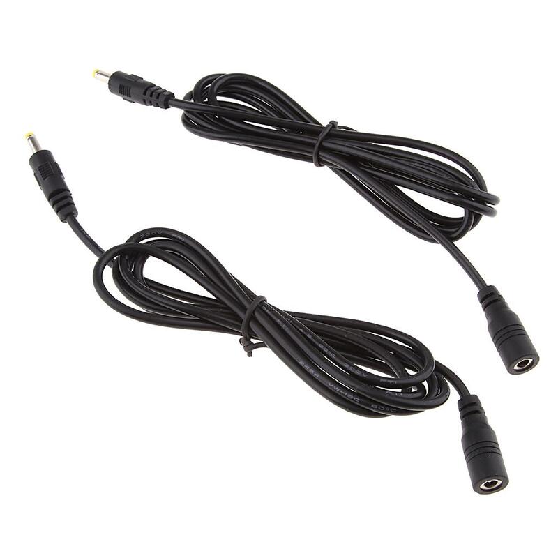 2 Pcs. 4.0x1.7 Supply Cable Male To Female Converter, 1.5m Length