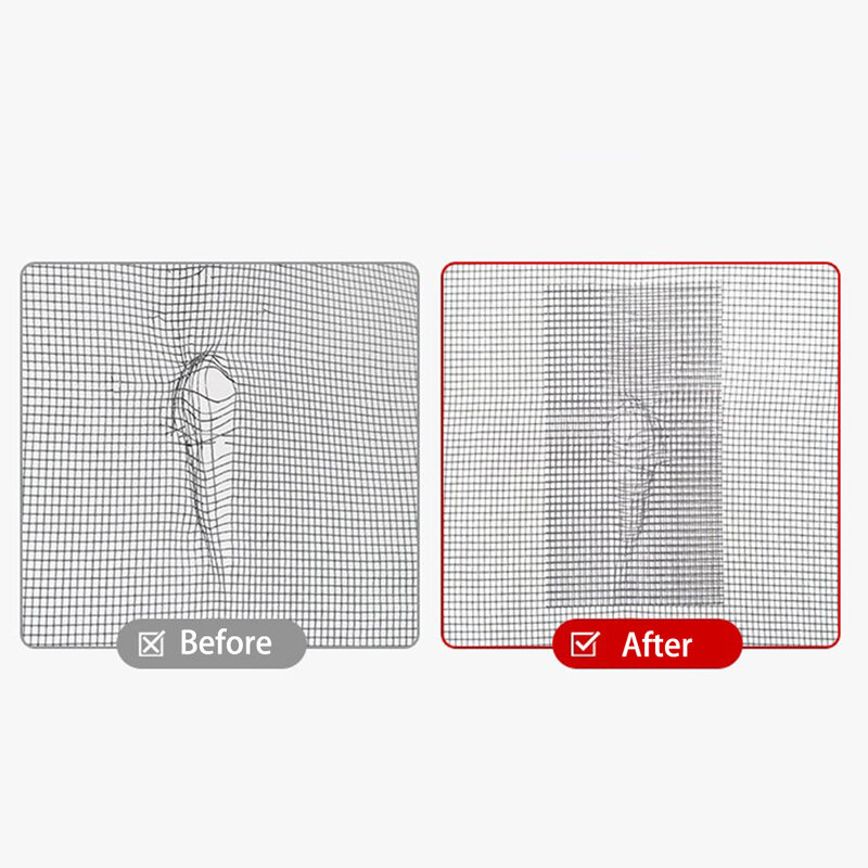 Self Adhesive Window Mosquito Net Repair Tape Window Screen Repair Patch Strong Anti-Insect Fly Mesh Broken Holes Repair Tools