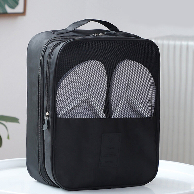 Travel Storage Bag Oxford Cloth Portable Organizer Bags Shoe Sorting Pouch Multi Function Portable Bag Makeup Pouch Shoes Bag