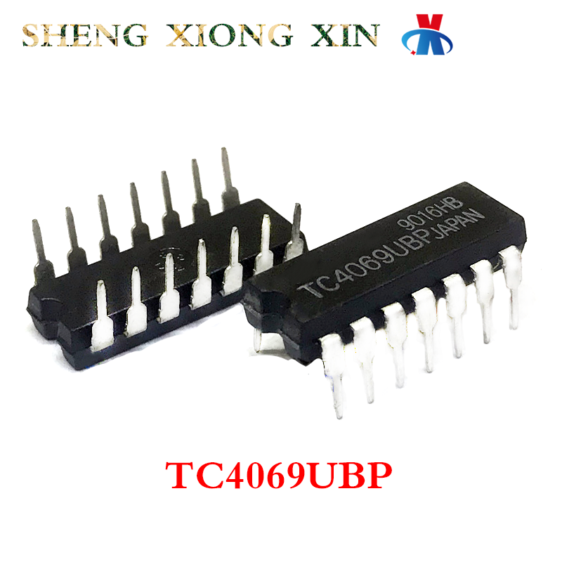Chip inversor TC4069UBP DIP-14, circuito integrado 100%, 10 unidades/lote, nuevo, 4069